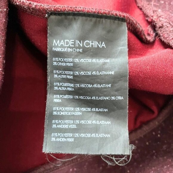 CLUB MONACO MEN'S BURGUNDY CREWNECK SWEATSHIRT SWEATER - M - Picture 11 of 11